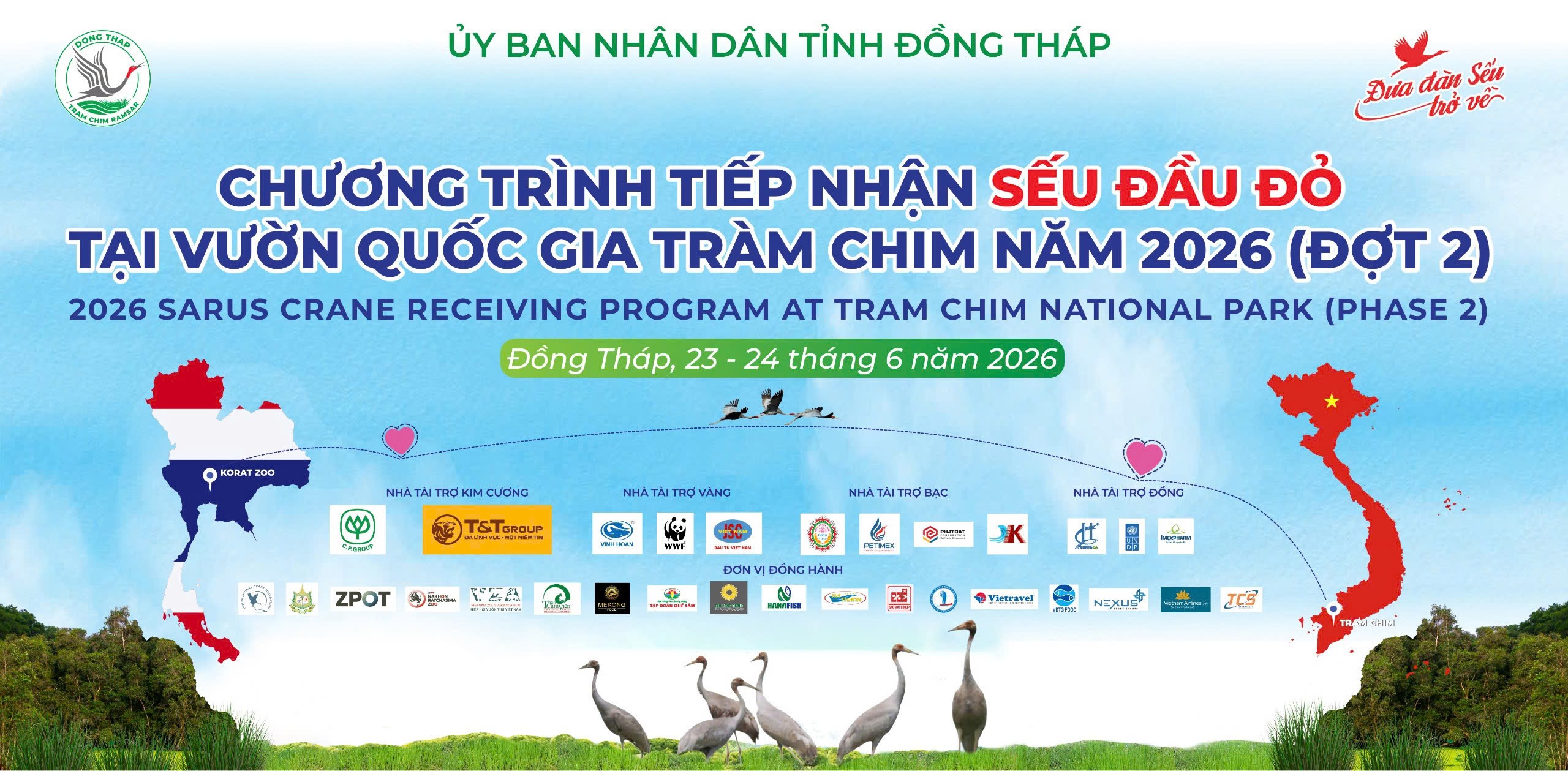 Chương trình tiếp nhận Sếu (đợt 02)